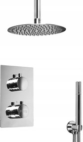 2 funkciós falsík alatti zuhanyszett króm