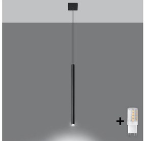 Brilagi Brilagi -  LED Csillár zsinóron DRIFA 1xG9/4W/230V fekete BG0553