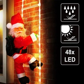 monzana® Nicholas a létrán - 48 LED