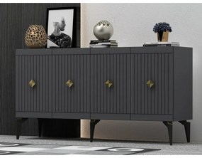 Midas Anthracite and Gold szekrény