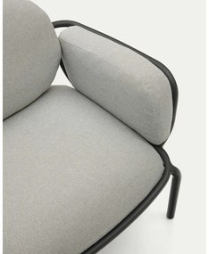 Szürke fém kerti fotel Joncols – Kave Home