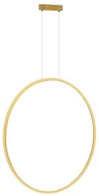 LED csillár SATURNO LED/46W/230V, 80 cm, IP44, arany