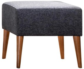 Puff NIMO 46x50 cm, szürke