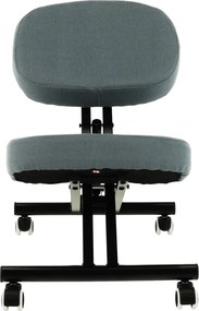 Ergonomikus zsámoly, világosszürke/fekete, KILIAN