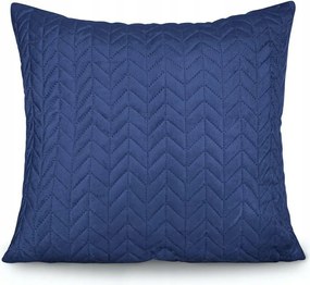 Párnahuzat 45x45 sötétkék velúr