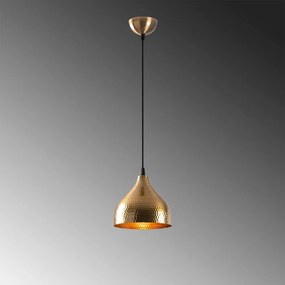 Aranyszínű függőlámpa fém búrával ø 18 cm Tattoo – Opviq lights