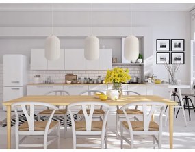 Kábeles függőlámpa CRESTO 1xE27/40W/230V fehér