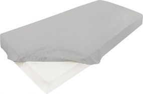 Szatén gumis lepedő 160x200x25, szürke_42, Matex