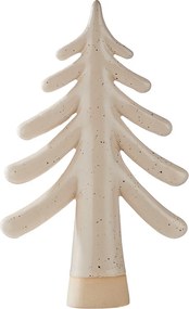 SYLVAN SPIRIT kerámia dekor fenyő 20 cm , bézs