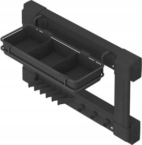 Oldalsó Akasztó Jobb Antracit nyakkendőkhöz, szekrénypántokhoz, csendes házhoz