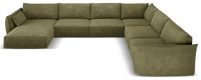 Zöld sarokkanapé (jobb oldali) Vanda – Mazzini Sofas