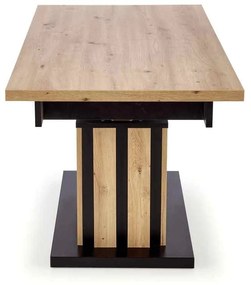 Baretti dohányzóasztal, artisan tölgy / fekete