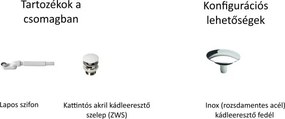 Leman kád_80x180_Perla Brillo