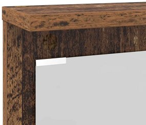 Fali Kabáthorog polcokkal Régi fa 84 x 10 x 80 cm Faanyag