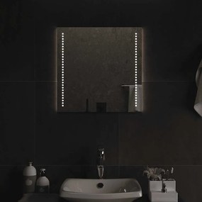 LED-es fürdőszobatükör 50x50 cm