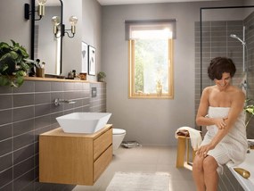 Hansgrohe Rebris E, rejtett mosdócsaptelep, 2 lyukú beépítés, króm, 72568000