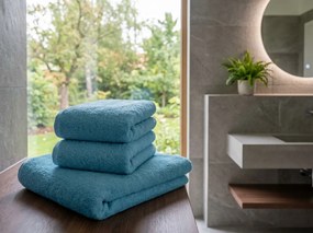 Fürdőlepedő NORIELLE 70x140 cm világoskék, 100% pamut