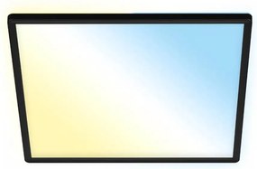 Briloner 7060-015 - SLIM LED dimmelhető panel 22W/230V 42x42 cm fekete Wi-Fi Tuya + távirányító