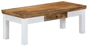 tömör mangófa dohányzóasztal 110 x 50 x 40 cm