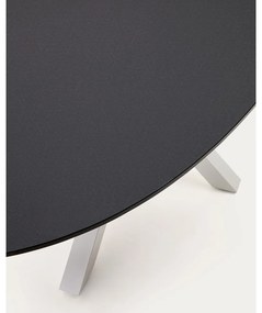 Étkezőasztal üveg asztallappal 100x200 cm Argo – Kave Home