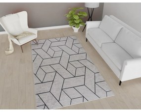 Világosszürke mosható szőnyeg 50x80 cm – Vitaus