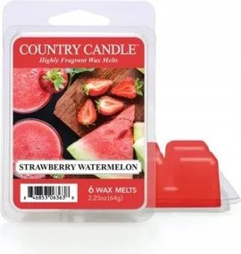 Strawberry Watermelon Country Candle illatosított viasz 64 gramm