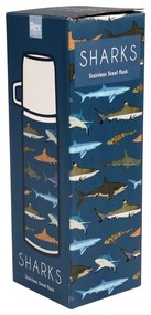 Kék gyerek termosz 350 ml Sharks – Rex London