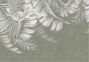 Design fotótapéta Flizelin falra Finom levelek 208x146 Ragasztó