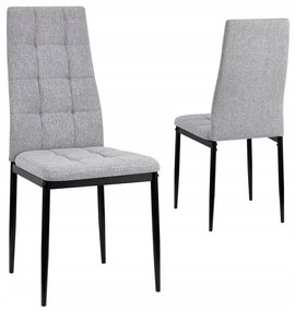 PreHouse Elegáns szürke színű konyhai szék kárpitozással