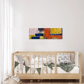 Kép - Absztrakció (órával) (90x30 cm)