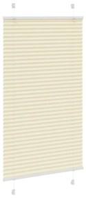 pliszírozott redőny krém 75x100 cm szövetszélesség 74,4 cm