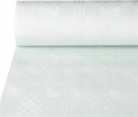 Abrosz papírtekercs fehér, dombornyomott damaszt mintával, 1m x 50m, 1db