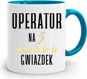 Kezelőnek Kék Bögre Születésnapi Ajándék fényképes nyomtatással