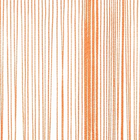 2 db narancssárga zsinórfüggöny 140 x 250 cm