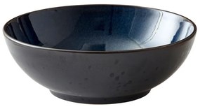 Fekete-kék kőedény tál ø 30 cm Gastro Dark Blue/Black – Bitz