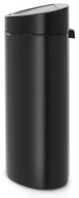 Matt fekete acél érintésre nyíló szemetes 40 l Touch Bin – Brabantia