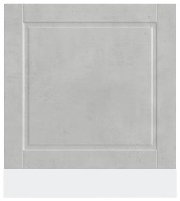 mosogatógép panel Porto beton szürke 60x1,5x67 cm mérnöki fa