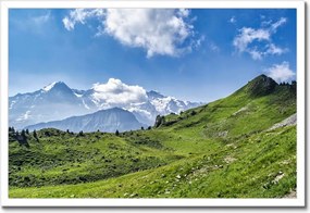 Poszterek keretben 60x40 Gyönyörű hegyi táj