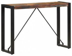 tömör újrahasznosított fa tálalóasztal 110 x 35 x 76 cm