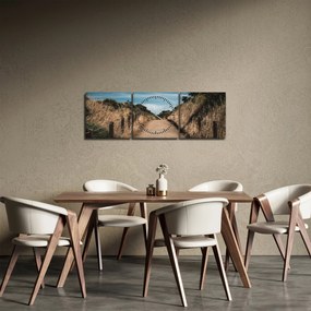 Kép - A járdán (órával) (90x30 cm)