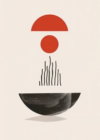 Poszter 50x70cm Félkör alakú forma