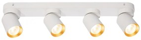 Spotlámpa ANDY 4xGU10/8W/230V fehér/arany