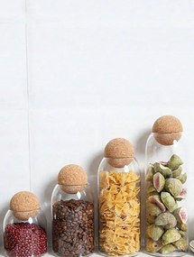 1DB Üveg Tároló Élelmiszer Tárolására Magas Shein 90*200