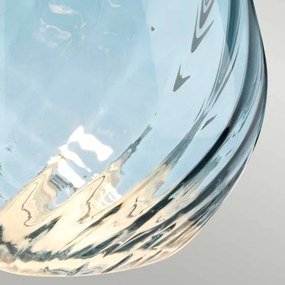 Elstead LENA-TL-S-BLUE - LED Asztali lámpa LENA 1xE27/60W/230V + 1xGU10/7W kék