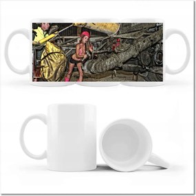 Nyomtatott bögre Csinos nők Csajok Nagymamák