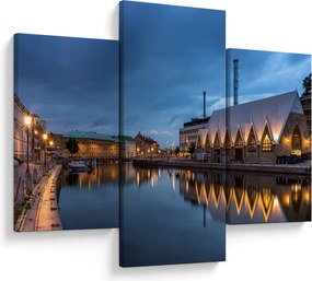 Vízcsatorna képe - Göteborg (90x60 cm)