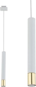 SIGMA LIGHTING 33386 SOPEL Hengeres Függesztett Lámpa Fehér, Arany GU11 IP20