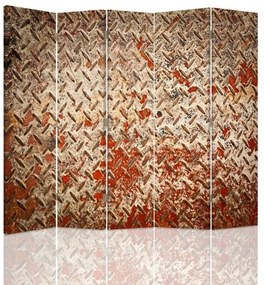 Gario Paraván Rozsdás fém Méret: 180 x 170 cm, Kivitelezés: Forgó paraván 360°