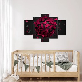 A 3D absztrakció képe (150x105 cm)
