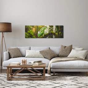 Gyík képe (órával) (90x30 cm)